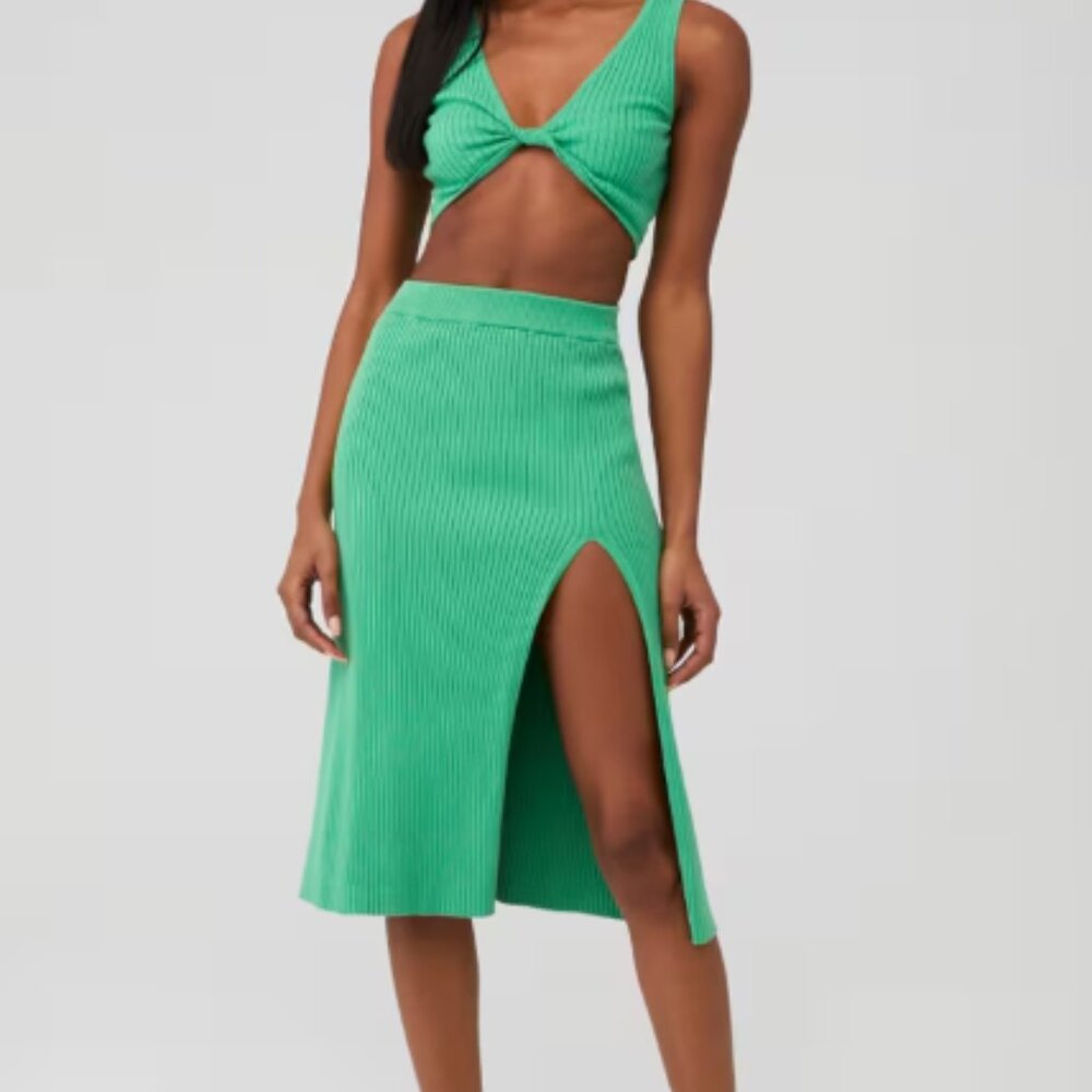 Line & Dot Celia Set | Green | XS